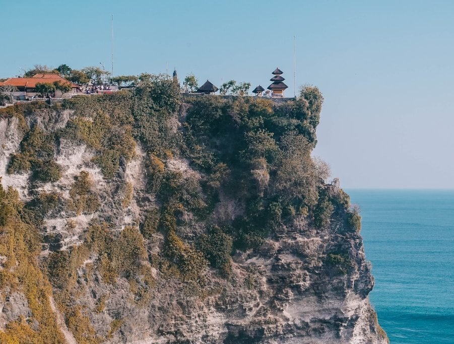 uluwatu temple on top of a cliff